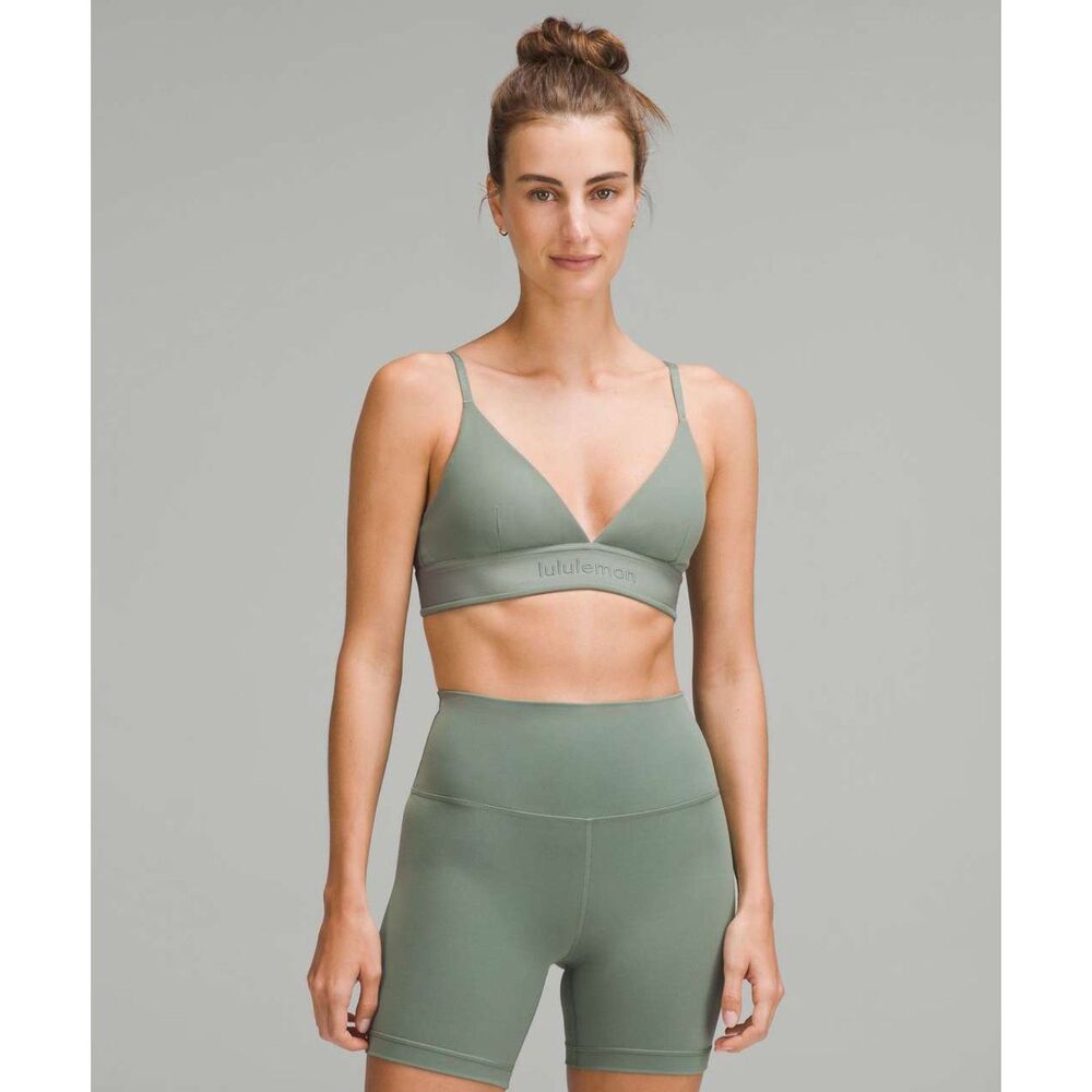 Lululemon License to Train Triangle Bra in Green, Size 4 (C6)